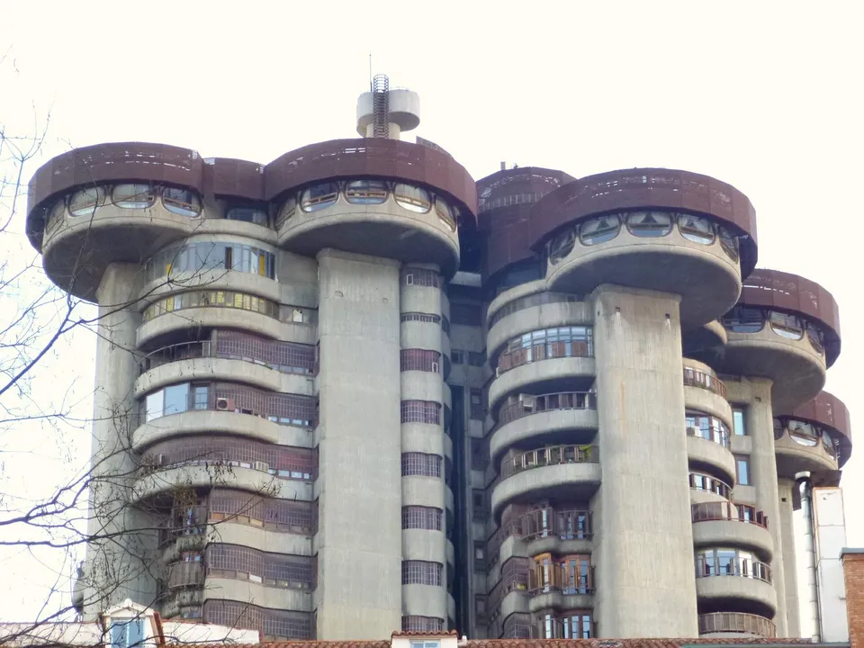Torres Blancas building in Madrid